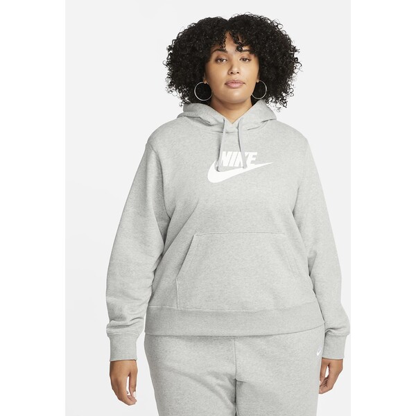 Damska bluza z kapturem (duże rozmiary) Nike Sportswear Club Fleece DV5091-063