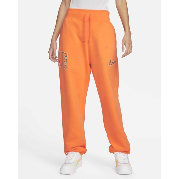 Damskie spodnie o kroju oversize z wysokim stanem Nike Sportswear Phoenix Fleece FN5183-885