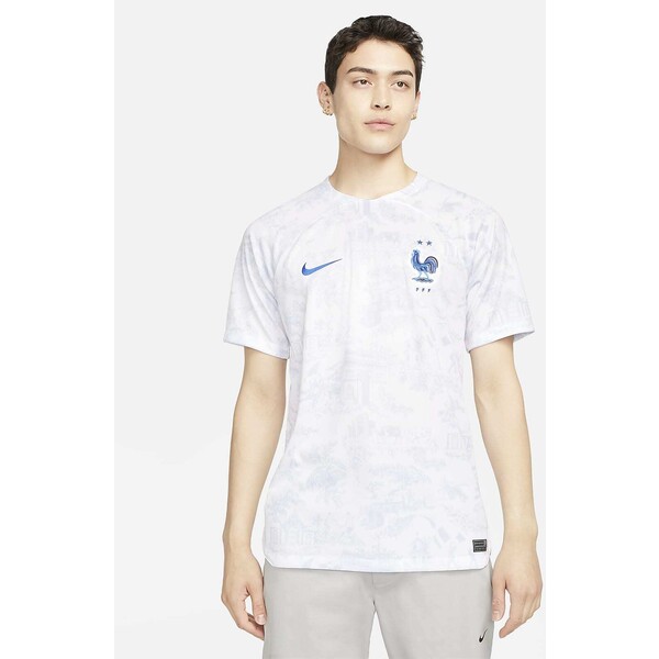 Męska koszulka piłkarska Nike Dri-FIT FFF Stadium 2022/23 (wersja wyjazdowa) DN0688-100