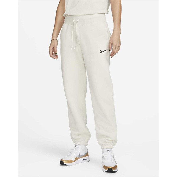 Damskie spodnie dresowe z wysokim stanem Nike Sportswear Phoenix Fleece FJ1017-104