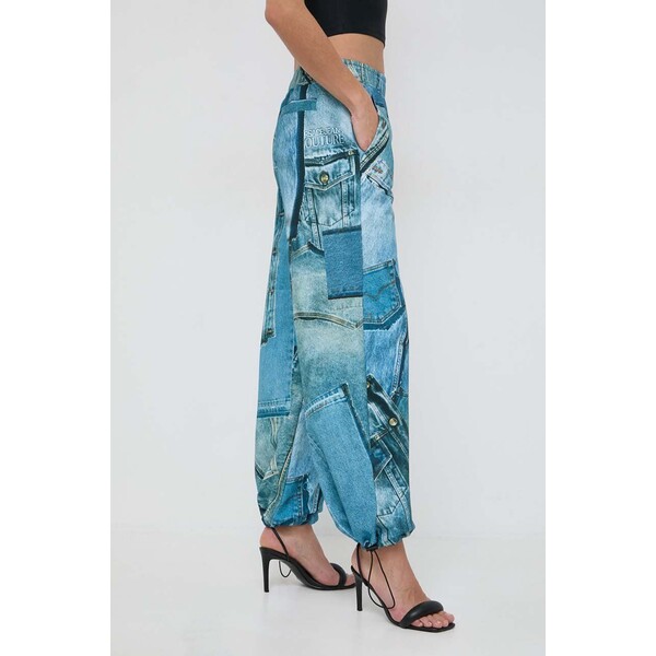 Versace Jeans Couture spodnie dresowe bawełniane 76HAA3B0.FS124