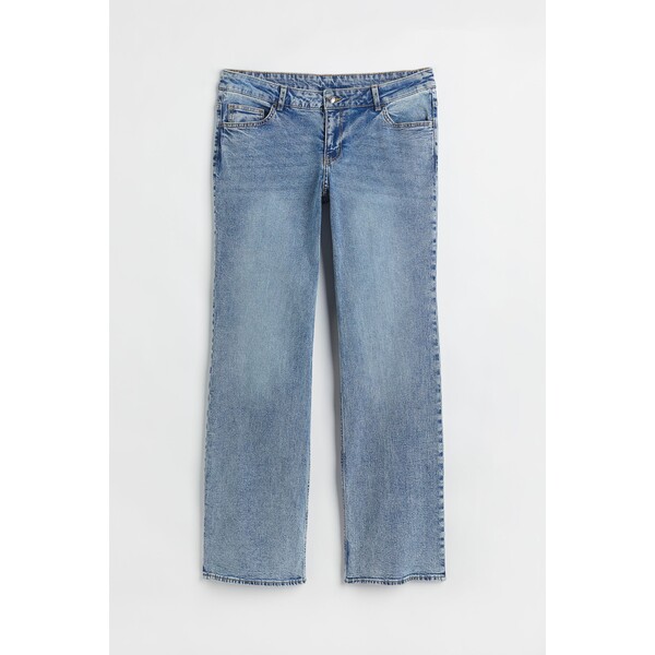 H&M H&M+ Flare Low Jeans - 1069825001 Niebieski denim