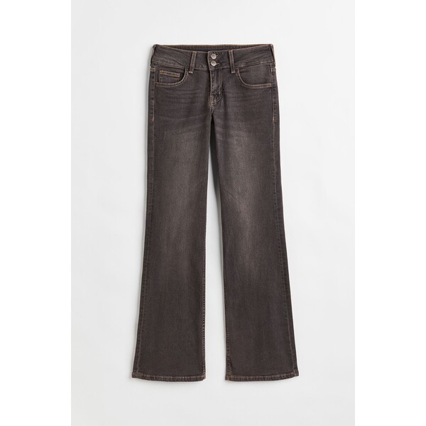 H&M Flared Low Jeans - 1095905005 Szary