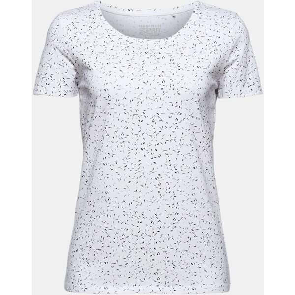 Esprit T-shirt z nadrukiem, bawełna organiczna 991EE1K366_100