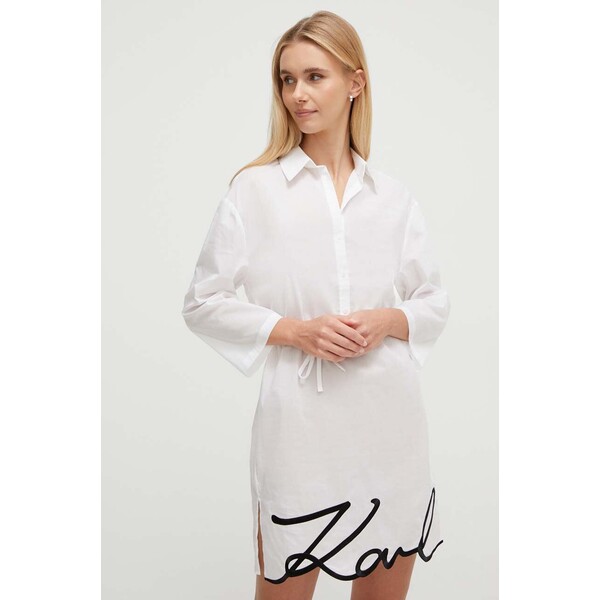 Karl Lagerfeld sukienka bawełniana 240W2205
