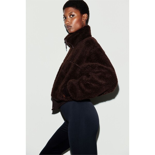H&M Rozpinana bluza z misia - 1199767002 Ciemnobrązowy