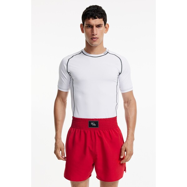 H&M T-shirt sportowy DryMove™ - Okrągły dekolt - Krótki rekaw - - ON 1168526002 Biały