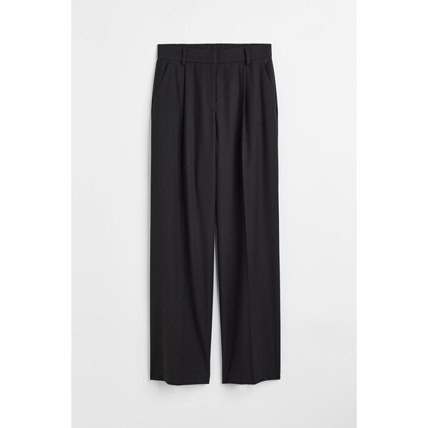 H&M Eleganckie spodnie - 1096238014 Czarny