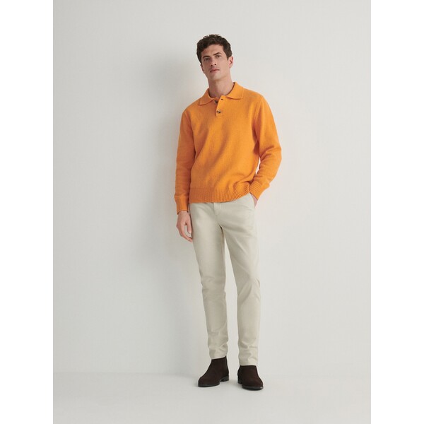 Reserved Sweter polo 802BB-23X