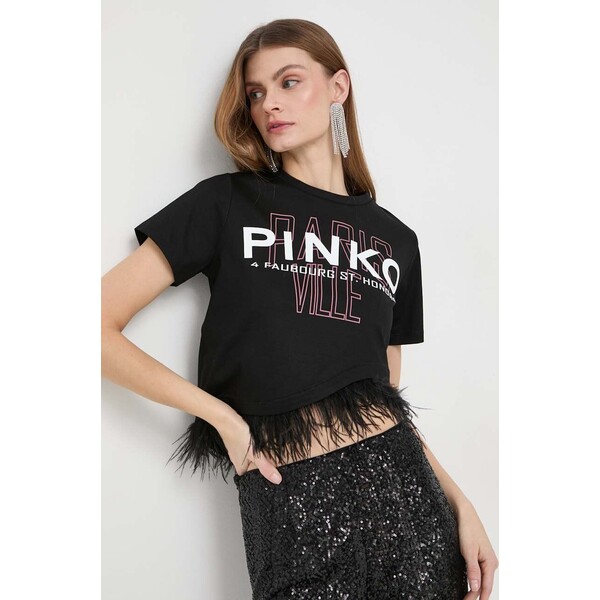 Pinko t-shirt bawełniany 103130.A1LV