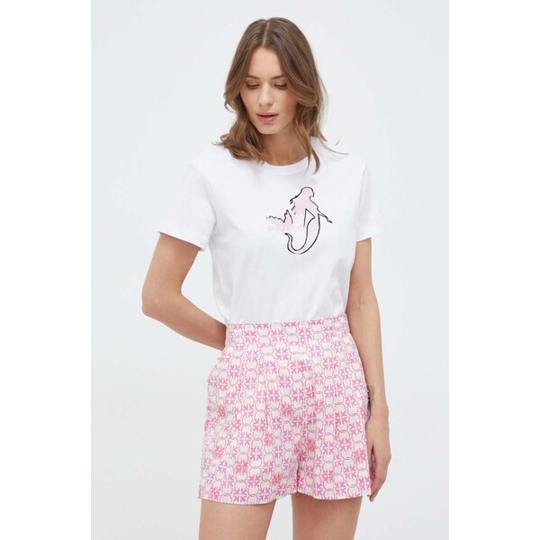 Pinko t-shirt bawełniany 100789.A1OC