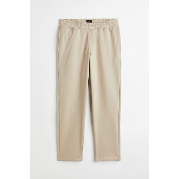 H&M Spodnie dresowe Relaxed Fit - - ON 1116007001 Beżowy