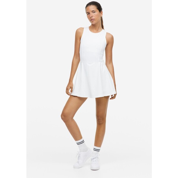 H&M Sukienka tenisowa DryMove™ - 1145157003 Biały