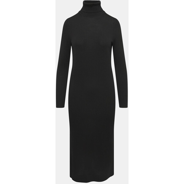 CALVIN KLEIN Wełniana sukienka - Czarny 2230055017120