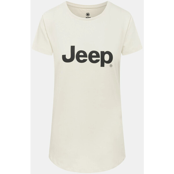 JEEP T-shirt - Beżowy jasny 2230043800031