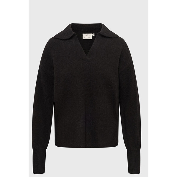 KAFFE Sweter z wełną - Czarny 2230054915441