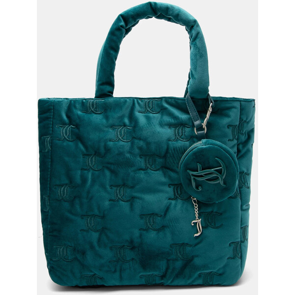JUICY COUTURE Torebka tekstylna - Turkusowy ciemny 2230026949108