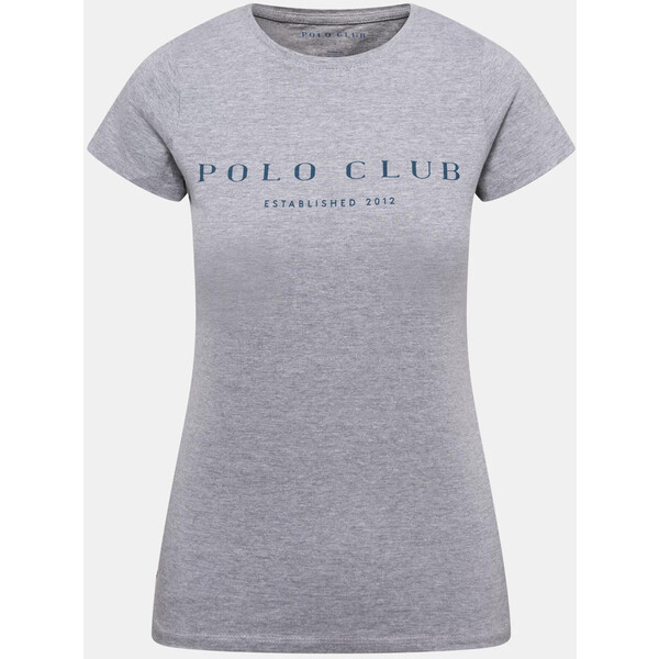 POLO CLUB T-shirt - Szary jasny 2230042289646