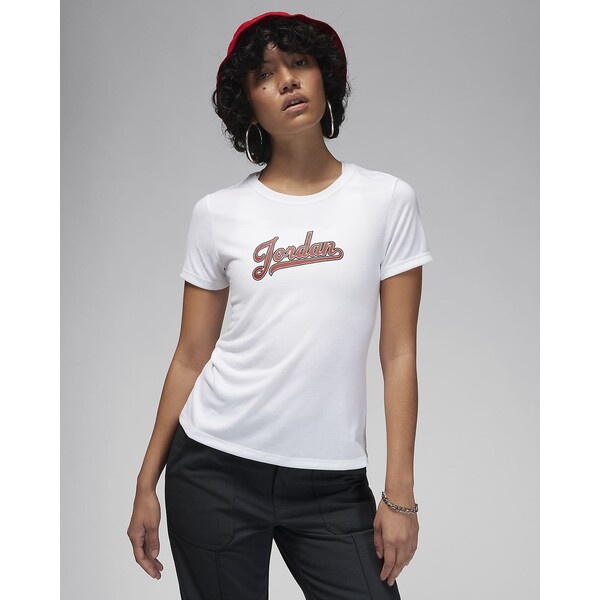 Nike T-shirt damski o dopasowanym kroju Jordan FN5389-100