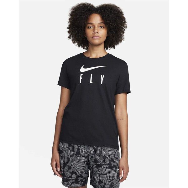 Damski T-shirt z grafiką Dri-FIT Nike Swoosh Fly FQ6606-010