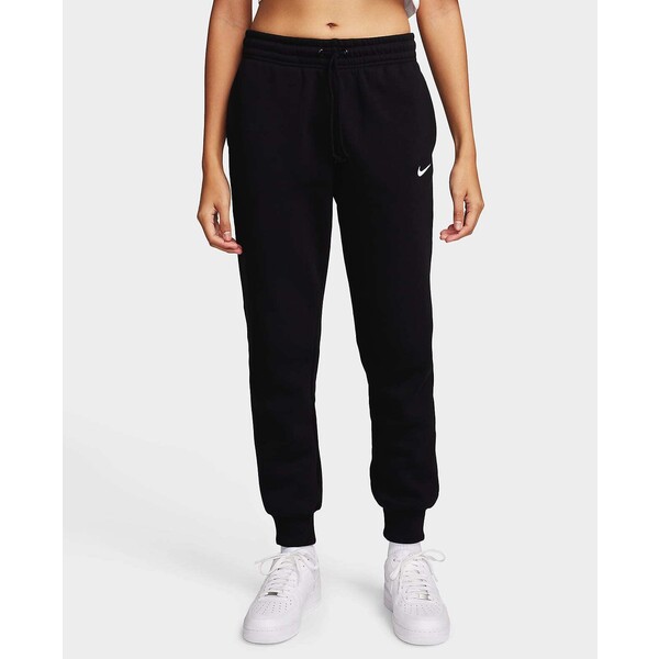 Damskie spodnie dresowe ze średnim stanem Nike Sportswear Phoenix Fleece FZ7626-010