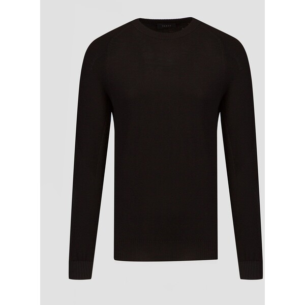 Czarny sweter wełniany męski Sease kr045xg004-n61 kr045xg004-n61