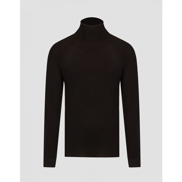 Czarny sweter wełniany z golfem męski Sease kt038xg004-n61 kt038xg004-n61