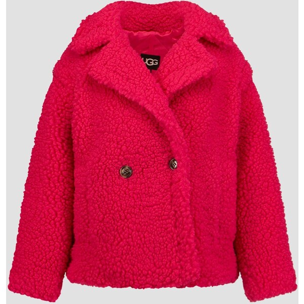 Różowy krótki płaszcz damski UGG Gertrude 1144454-crs 1144454-crs