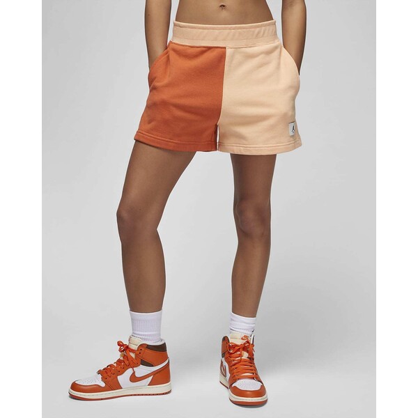 Nike Damskie spodenki w kontrastujących kolorach Jordan Flight Fleece DX0391-812