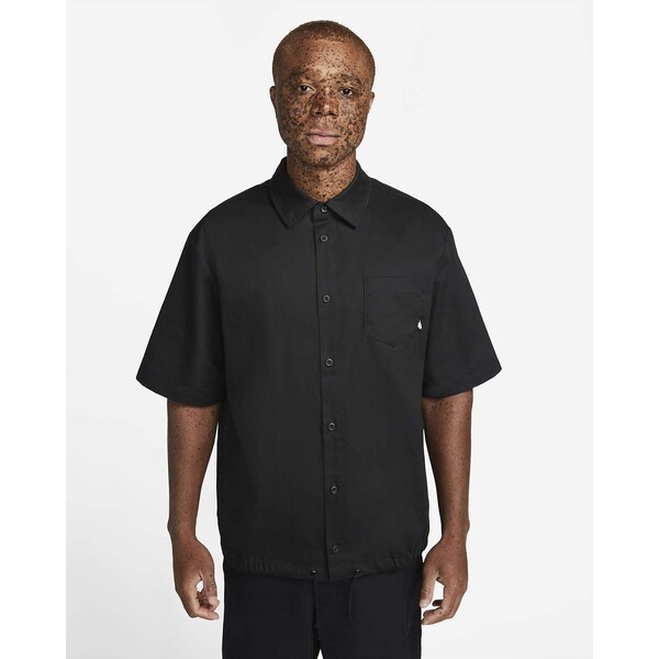 Męska koszula z krótkim rękawem zapinana na guziki Nike Club DX0898-010