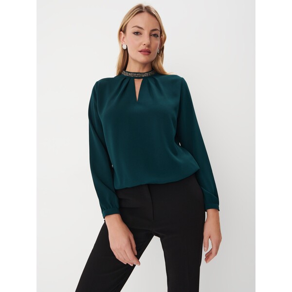 Mohito Zielona elegancka bluzka 6092W-79X