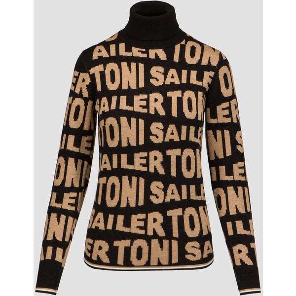 Czarny sweter wełniany damski Toni Sailer Suse 332711-100 332711-100