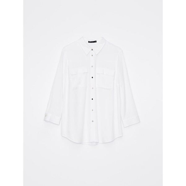 Mohito Biała koszula z wiskozy 7333U-00X