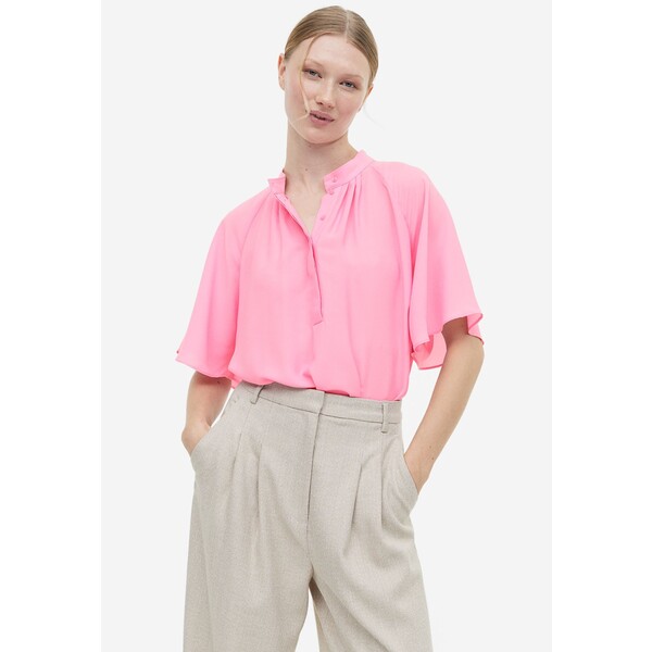 H&M Szyfonowa bluzka - 1069103001 Różowy