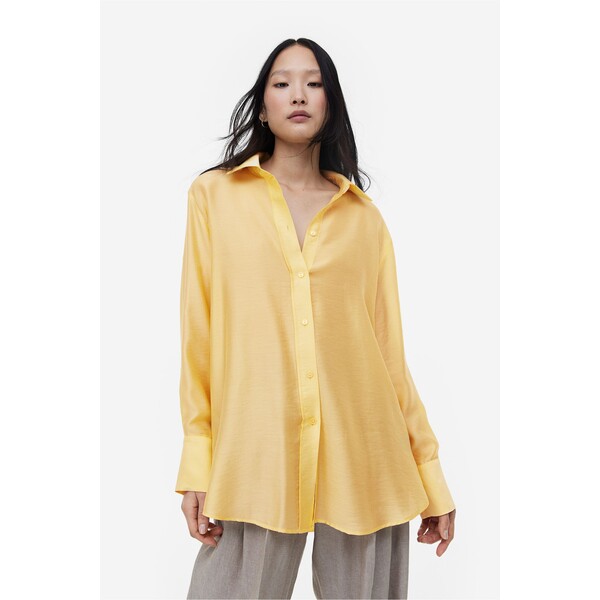 H&M Luźna koszula - 1109604001 Żółty