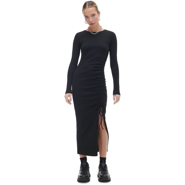 Cropp Czarna sukienka z długim rękawem 0252Z-99X