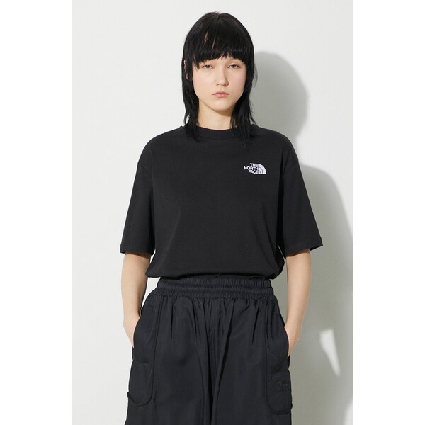 The North Face t-shirt bawełniany W S/S Essential Oversize Tee NF0A87NQJK31