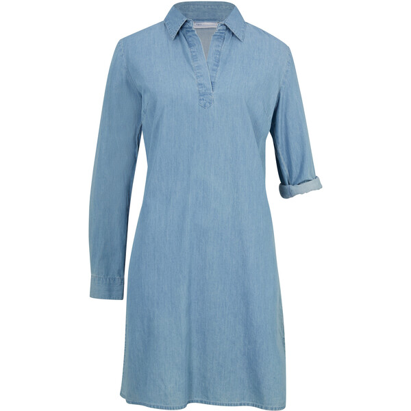 Bonprix Sukienka dżinsowa niebieski "bleached”