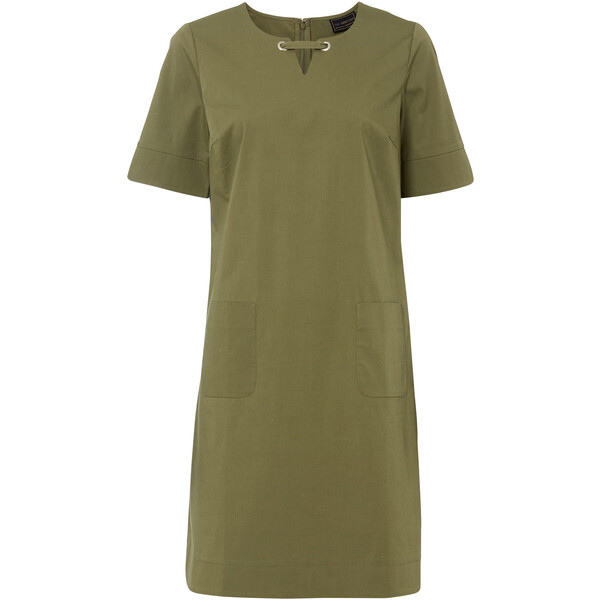 Bonprix Sukienka ołówkowa zielono-oliwkowy