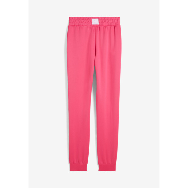 Bonprix Spodnie sportowe, szybko schnące różowy „pink lady”