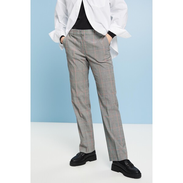 Esprit Spodnie w kratkę z prostymi nogawkami 014EE1B306_035