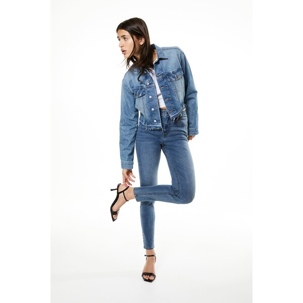 H&M Skinny Regular Jeans - 1172287001 Niebieski denim