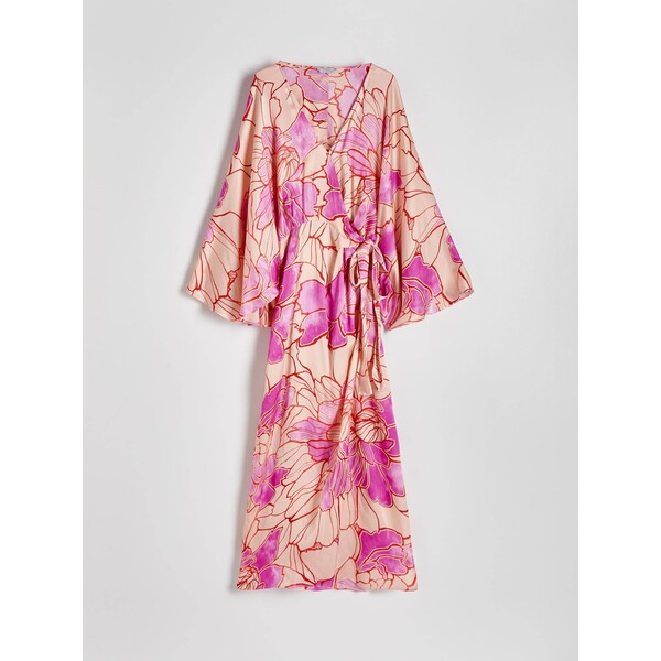 Reserved Sukienka kimono z wiskozy 9816O-MLC