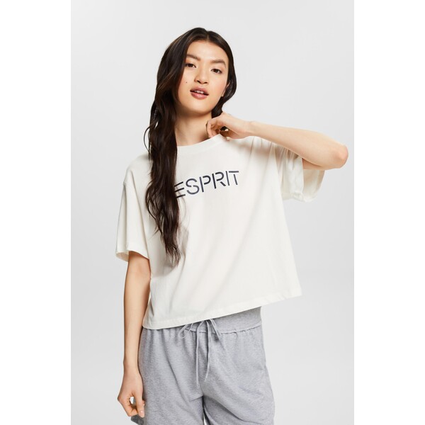 Esprit T-shirt od piżamy z logo 014EF1Y336_055