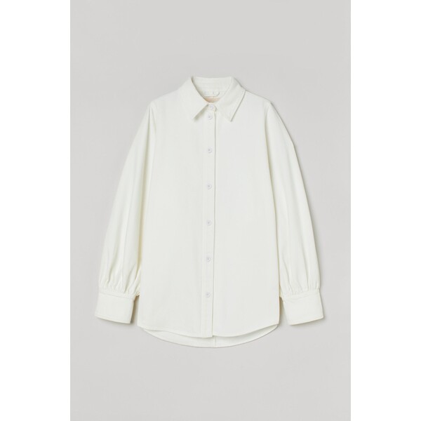 H&M Kurtka koszulowa z denimu - 1009996003 Biały