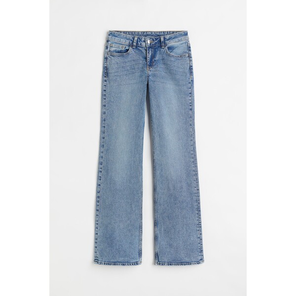 H&M Flare Low Jeans - 1037118012 Jasnoniebieski denim