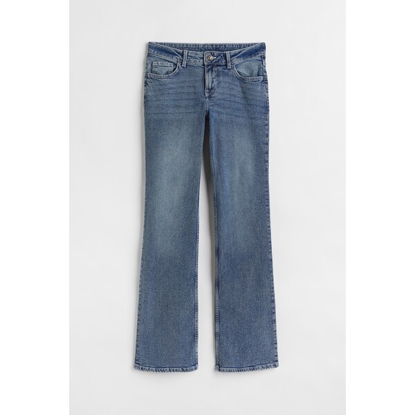H&M Flare Low Jeans - 1037118012 Niebieski denim