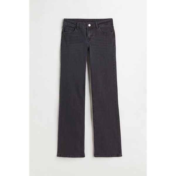 H&M Flare Low Jeans - 1037118012 Ciemnoszary