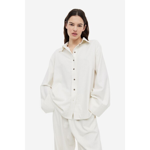 H&M Jedwabna koszula - 1176678001 Biały
