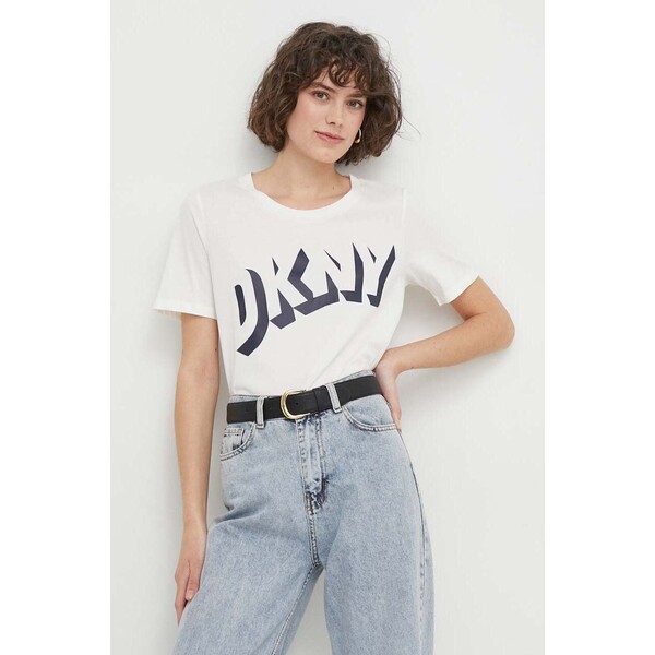 DKNY Dkny t-shirt bawełniany D2A4A0AT